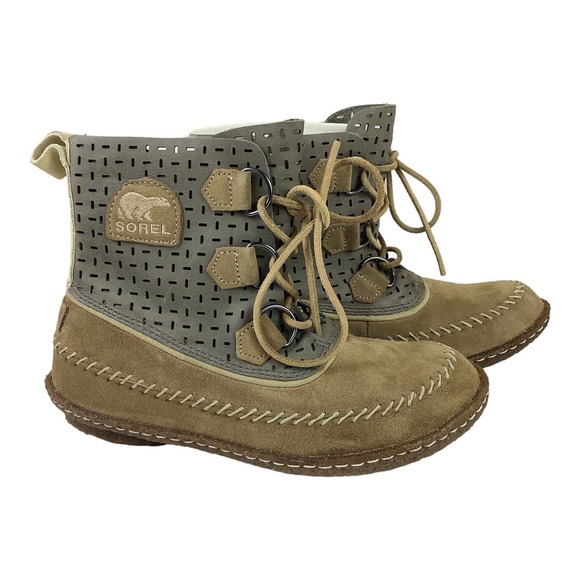 Sorel Shoes Sorel Joplin Leather Suede Waterproof Winter Boots Size US 7 NWOB - Picture 6 of 9